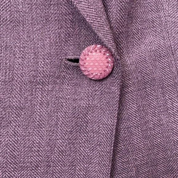 Women’s Le Suit 2 Piece Skirt Set Dark Purple Size 8P EUC - Picture 6 of 10